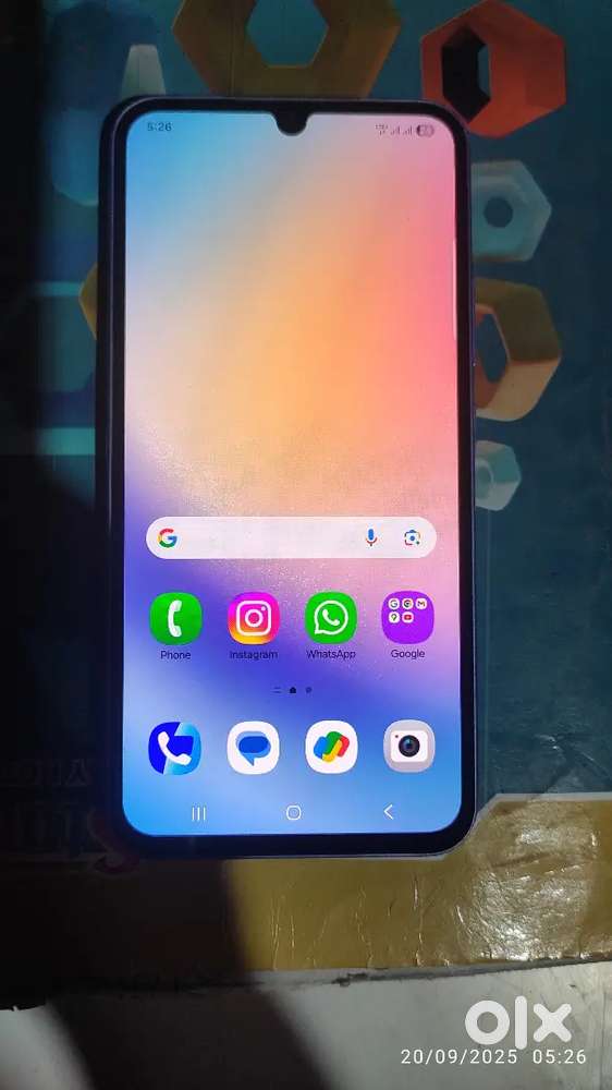 Samsung A34 6/128 battery 5000 mah blue colour mint condition msg me