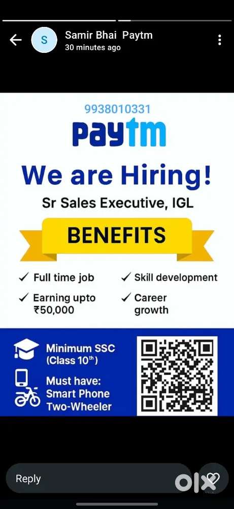 Paytm executive  , Fse /sr fse