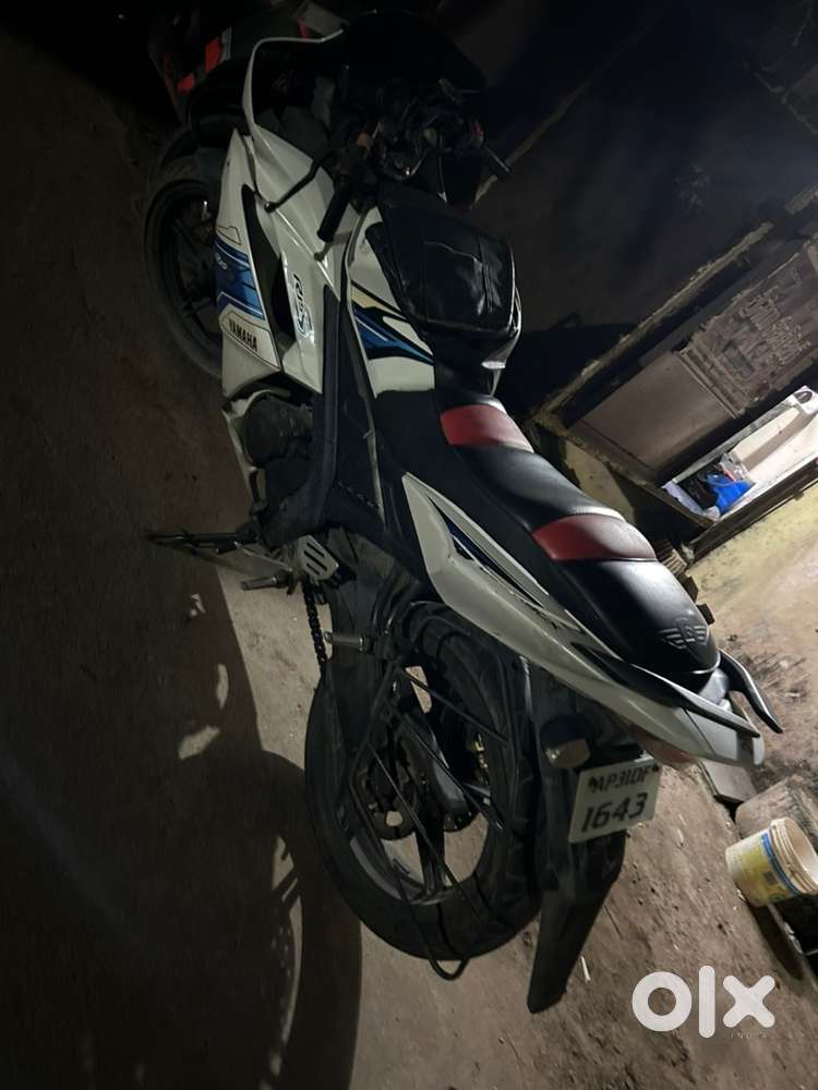 Fully white colour modified and heavy tyre backside