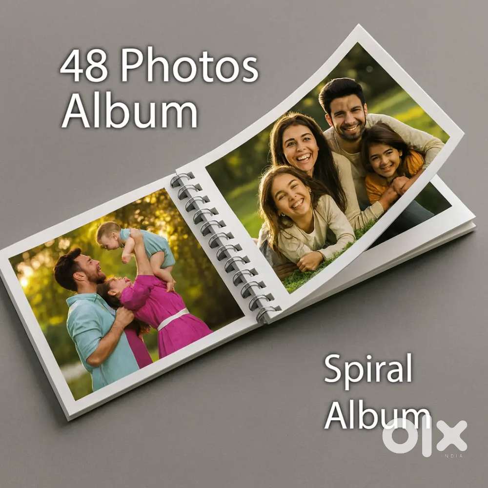 Unique Personalized Gifts – Premium 48 Photos Spiral Album