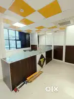 statue semi furnished office space