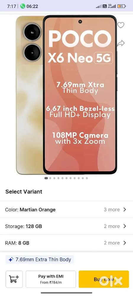 Poco x6 neo