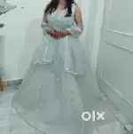 Beautiful mint colored new gown