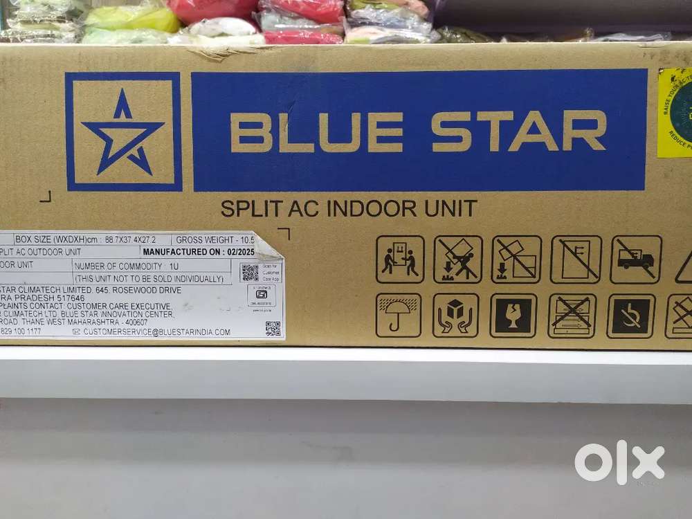 Bluestar One ton ac company pack with guarantee