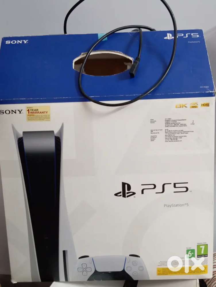 PS5 Game console with 2 remote