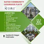 Gated community luxurious flats with modern amenities kakinada
