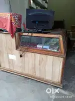 Mobile shop counter L type