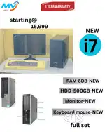 Keyboard Mouse  Basic Software  Power Cable  Starting @ 15,999  full