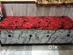 Divan old wooden bed