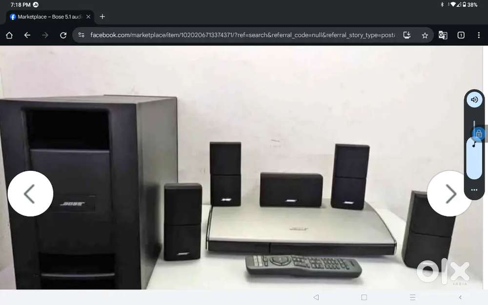 Imported Bose Lifestyle T20 home theatre system complete set.