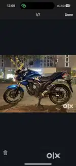 Very good condition suzuki gixxer Sf 251cc, blue colour