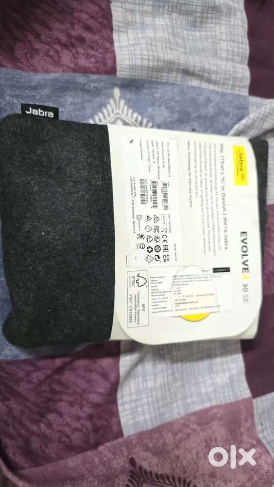 JABRA EVOLVE 30 SE HEAD SET BRAND NEW(UN USED)