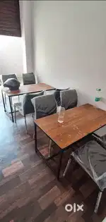Table chair window door restaurant furniture new full setup for sale