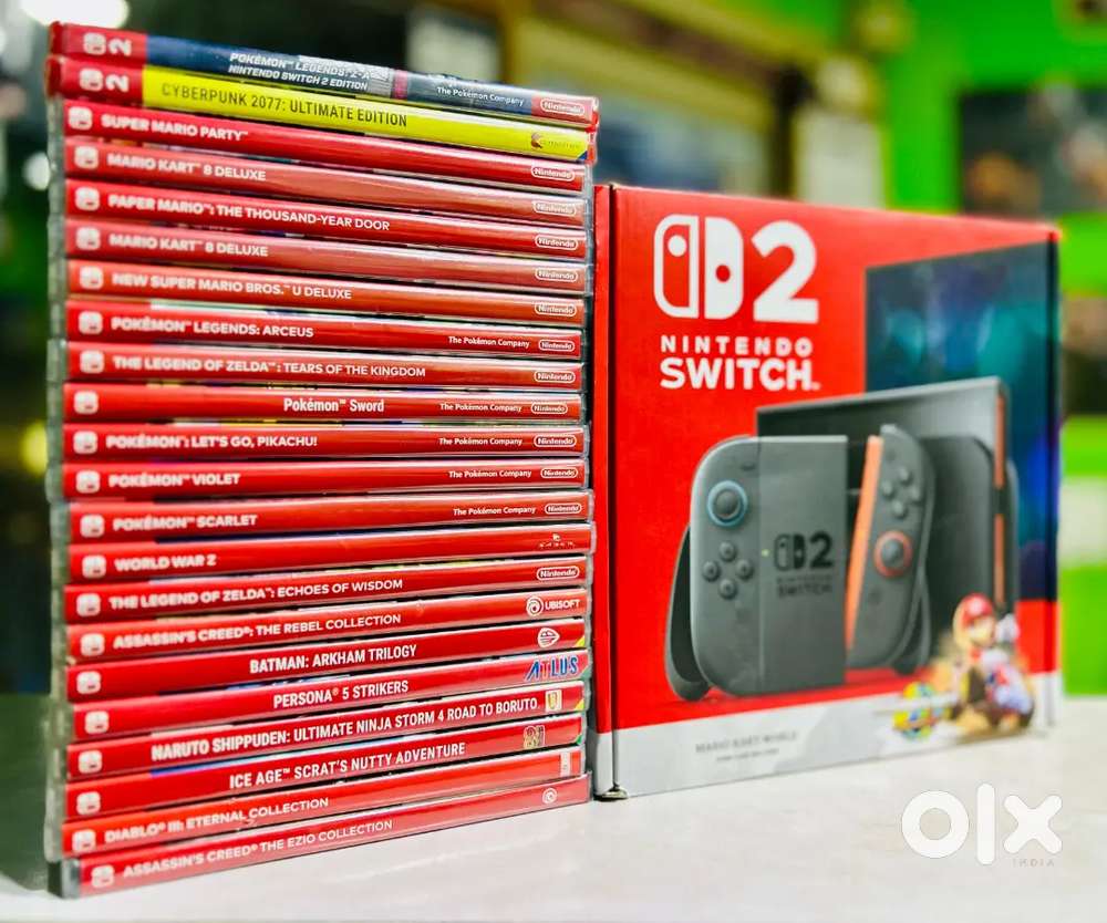 Nintendo switch 2 and physical games available for sale