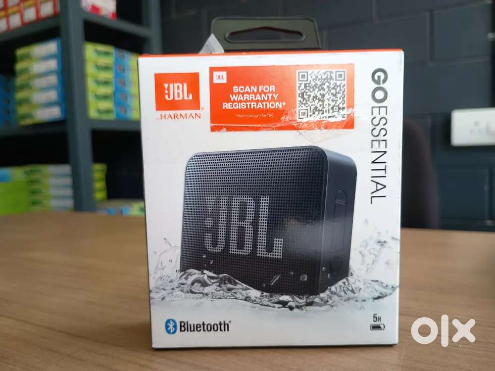 JBL GO ESSENTIAL Bluetooth, Sealed box piece, One year warrenty paper.