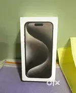 Iphone 15 pro 128gb natural titanium new condition with bill box