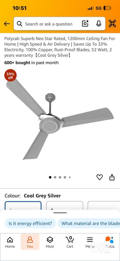 Fan mini portable