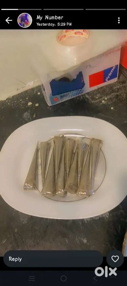 Mahendi cone available 100% color only 20 rs