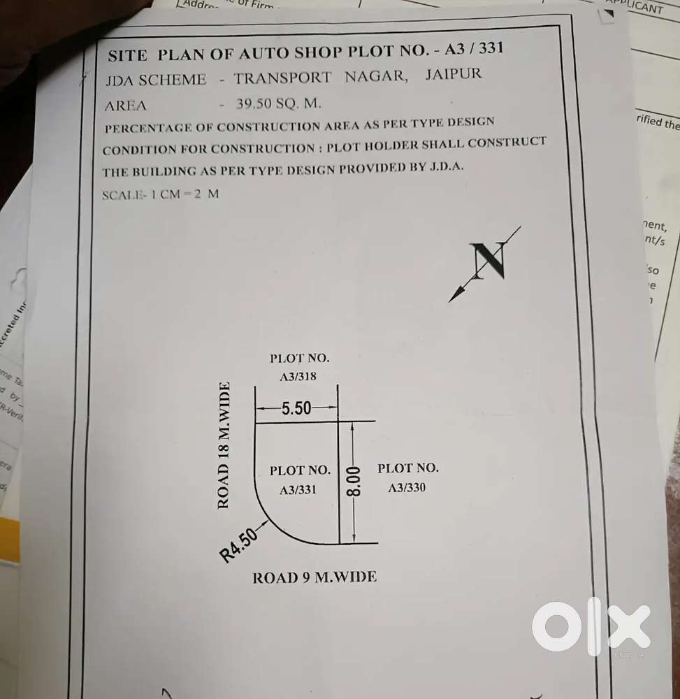 ट्रांसपोर्ट नगर सीकर रोड A3 block JDAअप्रूव्ड60फीट120 फीट कॉर्नर प्लॉट