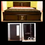 New 4x6 wooden double cot+ mattress 7800 free delivery