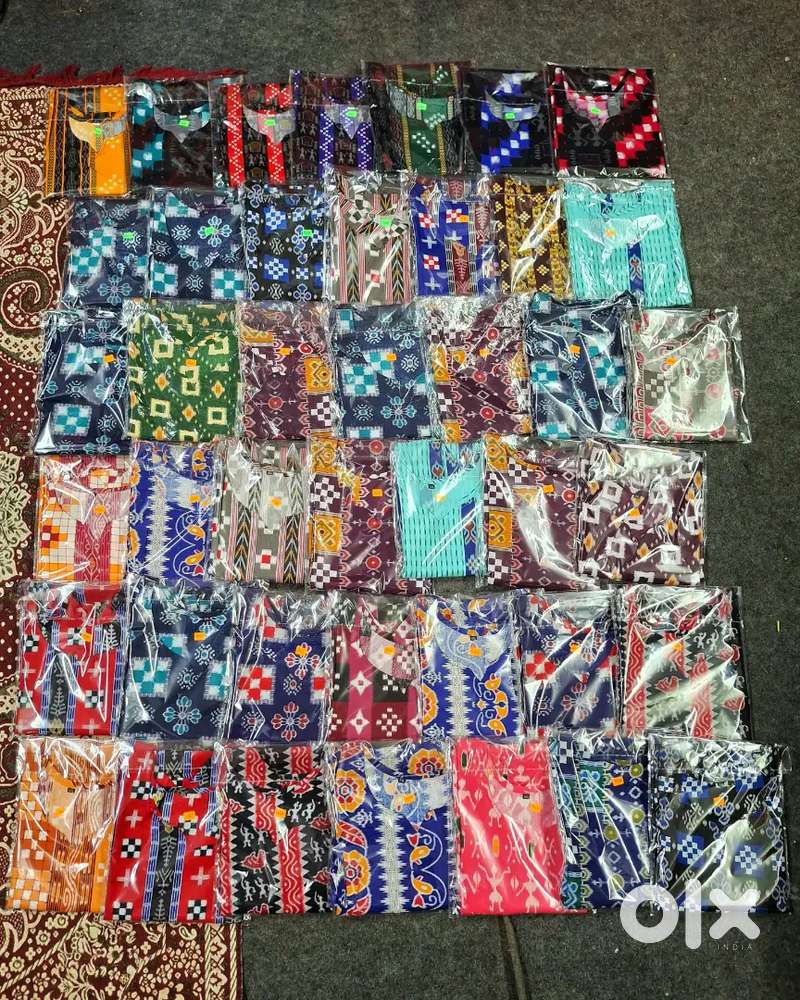 Sambalpuri Bastra Cotton  kurties, Saree, Nighty, Kurta,