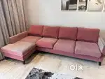 L shaped 6 seater sofa
