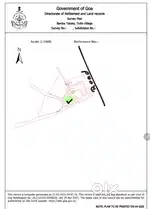 Plot for sale in Thivim 225 sqmts with Sanad.