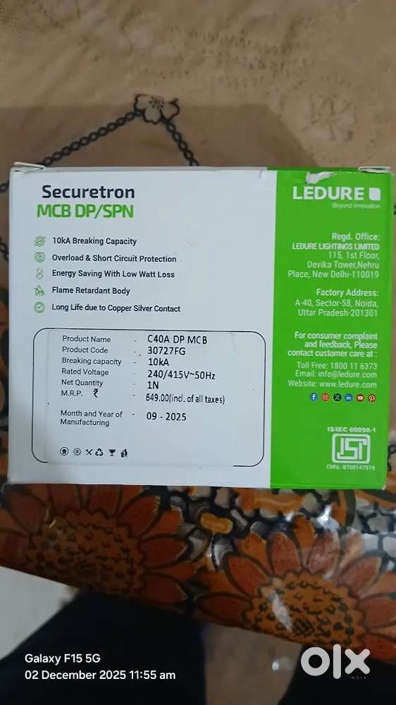 Ledure mcb 40amp
