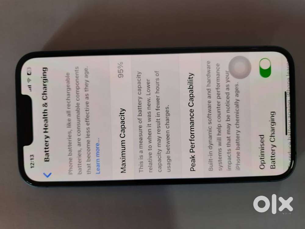 iPhone13 128 gb Blue 95% battery scratchless flawless new like