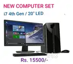 NEW / i7 4th Gen & COMPUTER SET / 1 YEAR WARRANTY