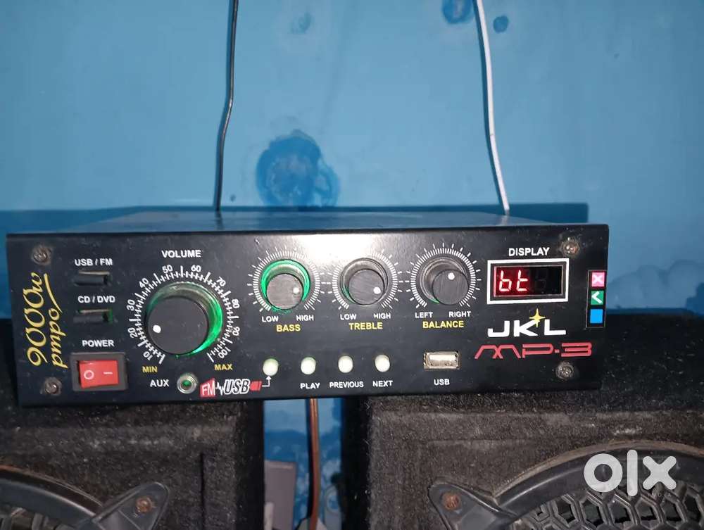 JKL Amplifier and 8×8 inch Speaker