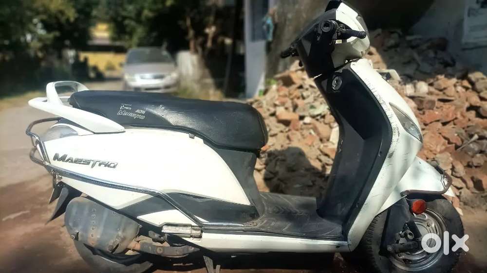 Maestro scooty  , white in colour, good milage, affordable,