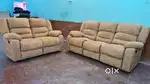 Royal Oak Malaysia fabric 3 +2 seater Recliner sofa set in very good c