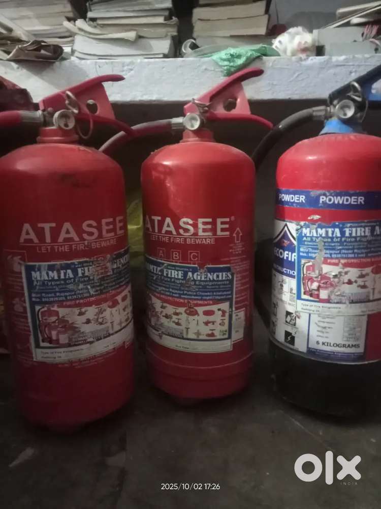 ABC 6Kg Gas cylinder fire