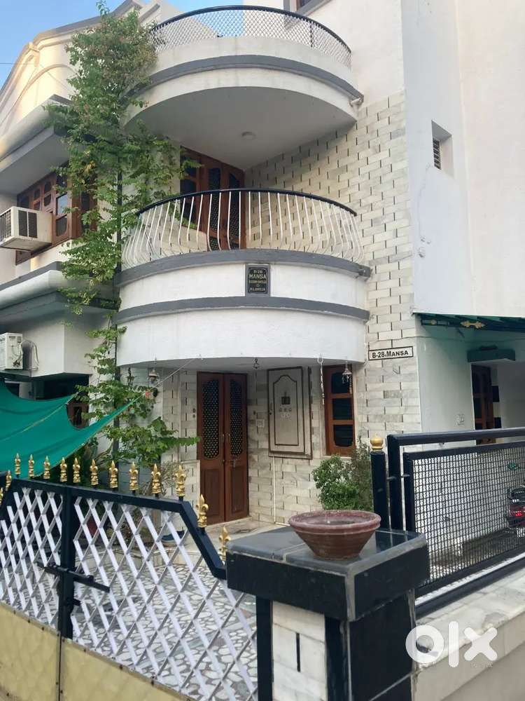 3bhk full furnished bunglow on rent at chandkheda