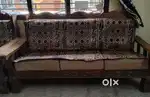 Solid wood Sofa- acacia 3+1+1 seater