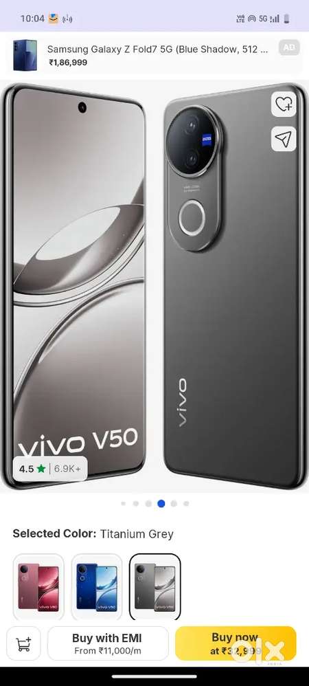 V 50 5g old 5 month