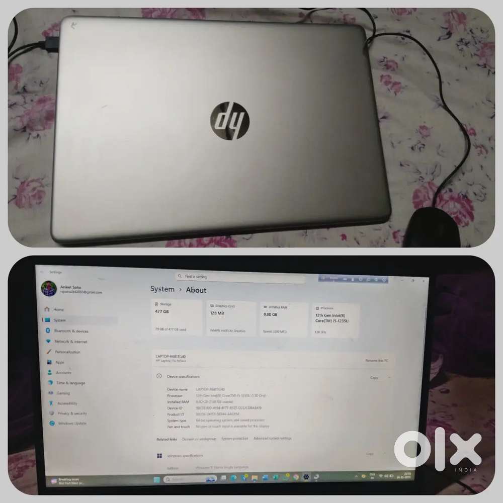 12th Gen Intel(R)Core(TM) i5-1235U