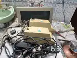 एलजी मॉनिटर,सीपीयू (CPU),दो स्पीकर,माउस,की-बोर्ड,कार्यरत कूलर