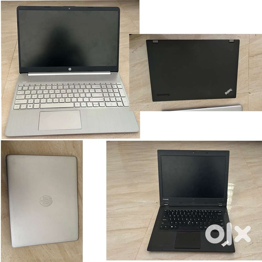 HP Laptop i3 8GB 512 SSD & 3 Think pads