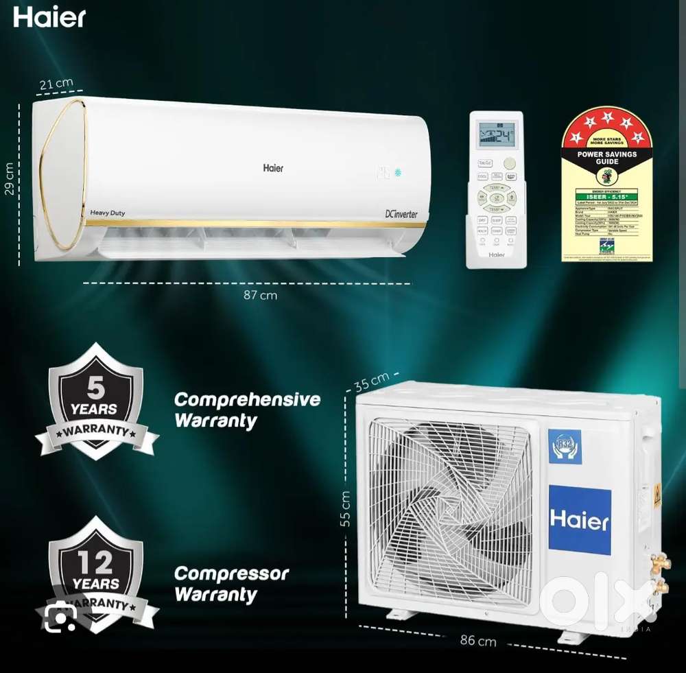 Haeir 5 star inverter ac 1 ton for sale