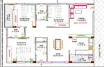 1431 sq.f spacious 3bhk flat @ Kalkere