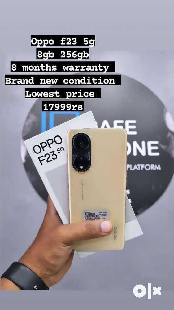 Oppo f23 5g 8 months warranty  8gb 256gb ultra brand new condition