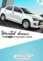 Urgently wanted drivers for uber attached cars
