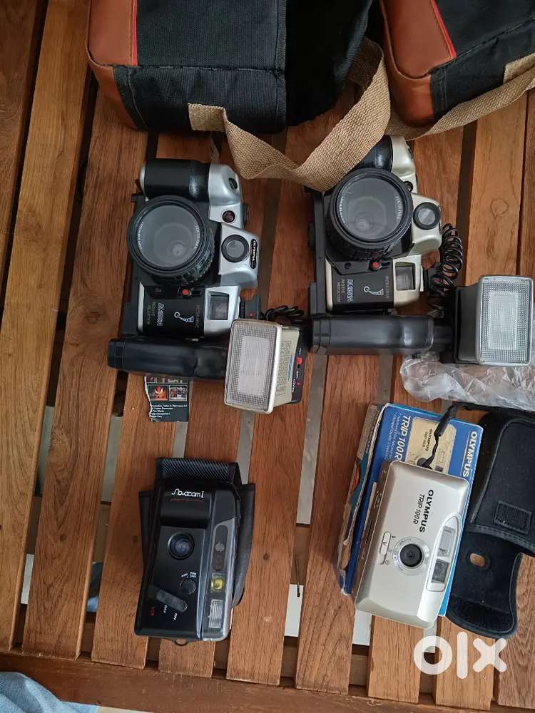 Old reel cameras 4 piece