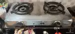 Gas stove with stand