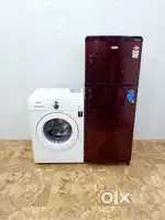 ¥$ Whirlpool double door fridge & Samsung front load washing machine