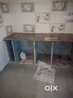 10X5 bathrooms attached,12x12 bedroom,18x12 open kitchen