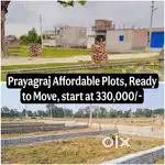 Naini se kuch minute ki duri pe 330,000/- me ready to move plots
