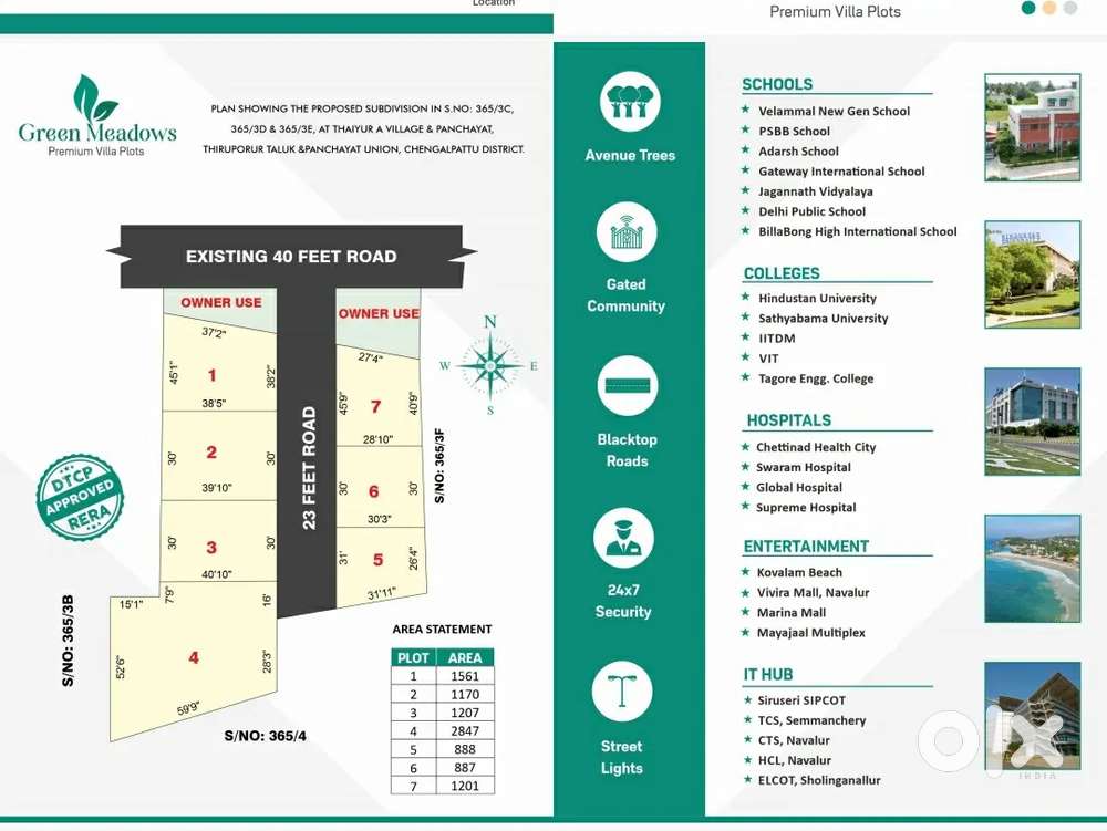 KELAMBAKKAM @ THAIYUR plot for sale